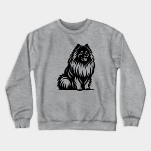 Keeshond Dog Crewneck Sweatshirt